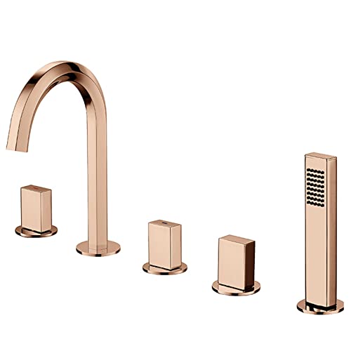 Robinet de bain et piste de douche rose gold : créez votre spa privé à la maison doucher