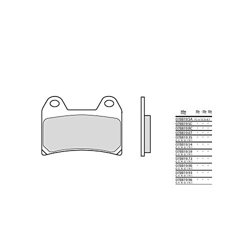 Plaquettes de frein Brembo 07BB19SA pour un freinage puissant
