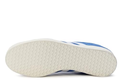 Image of adidas Men's Gazelle Indoor Sneaker, Blue /Cloud White /Core White, Size 9.5