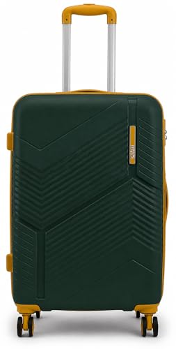Image of Safari Carter Hard-Sided Polypropylene Luggage Trolley Bag, 3 Years Warranty (Dusk Green - Color Matching, Set of 3 (55 /67 /76))