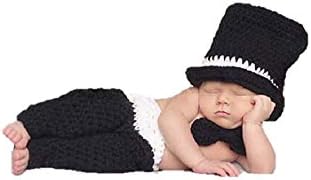 Newborn Baby Girl/Boy Crochet Knit Costume Photography Prop Hats and Outfits