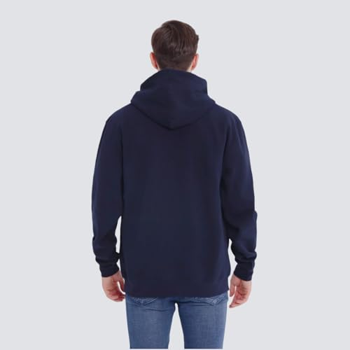 Two-Tone Men Pullover Hoodie – Soft Fleece Sweatshirts, Relaxed Fit with Contrast Hood2