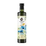 MOROCCAN OLIVE GROVE - Bright & Fruity - Premium Desert Extra Virgin Cold Extracted Olive Oil, 100% Single Origin from Morocco, Polyphenols Rich - 16.9 Fl oz (500ml) (500ml Bottle *)