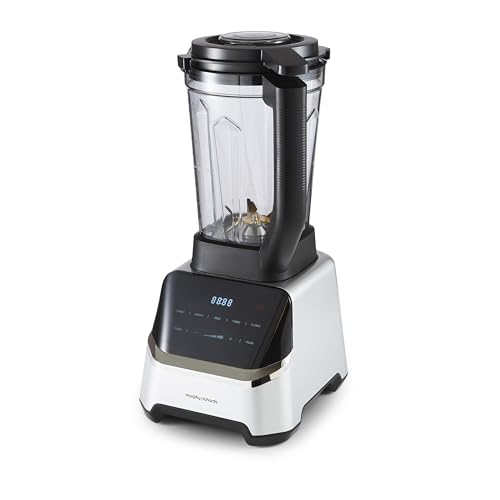 Morphy Richards Jug Blender & Soup Maker, 2L, Low Noise, 45000 rpm, High Speed, Controlled Blend, Multi Functional, Hot Soup, Crushed Ice, Blending, Smoothie, Milkshakes, Dishwasher Safe Parts, 403065