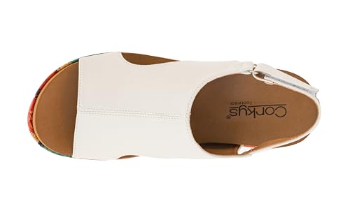 Image of Corkys Footwear Womens Carley Wedges, Featuring Corkys EVA Foam Cushioned Insoles, A 2.5 Inch Heel, Lightweight For All Day Wear, And Hook And Loop Closure