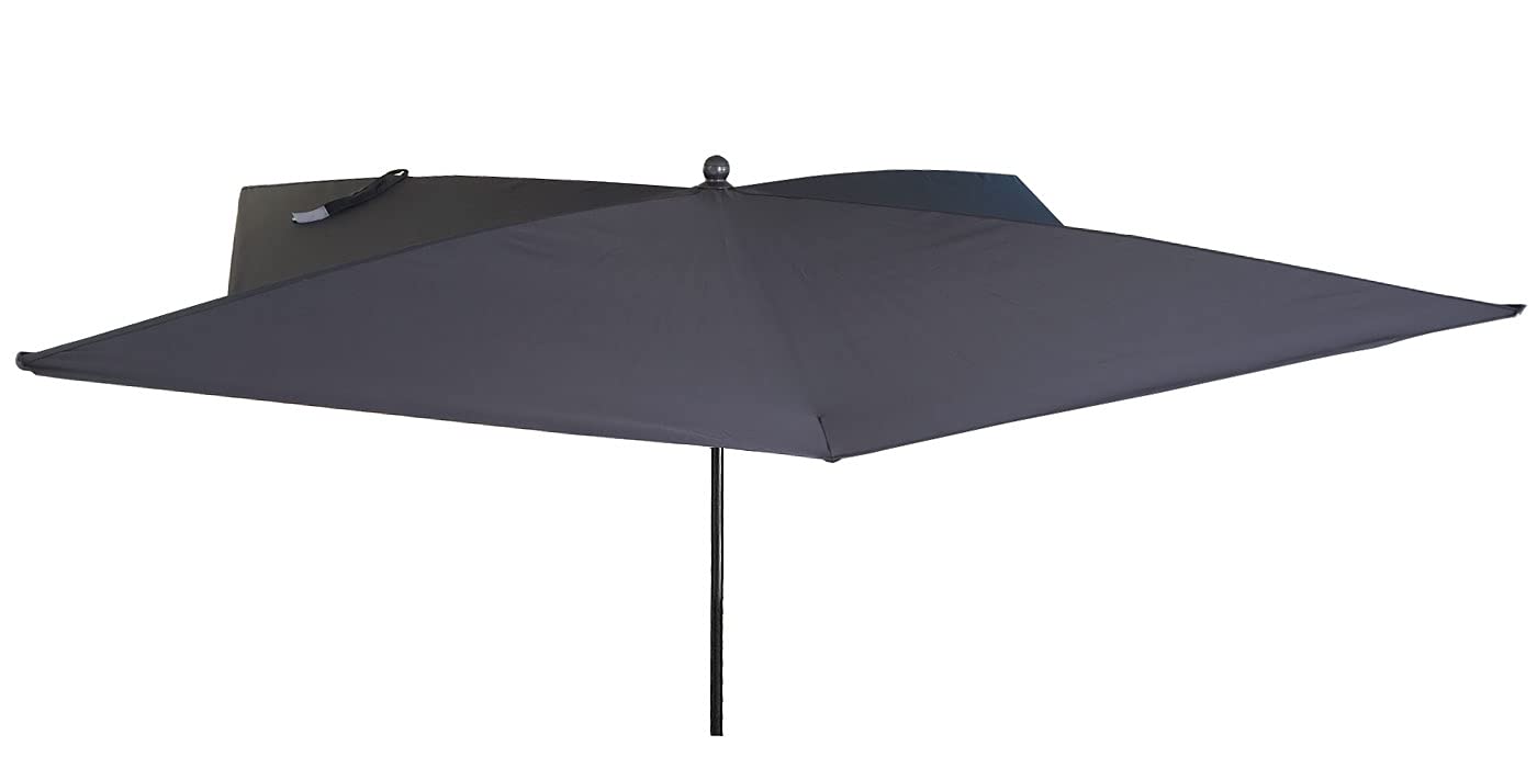 Mendler Telo copertura ombrellone HWC-A37 poliestere 3x3m - antracite
