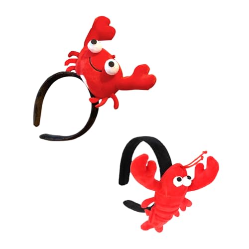 Bandeau cheveux écrevisse homard, lot créatif à offrir pour Noël et soirées