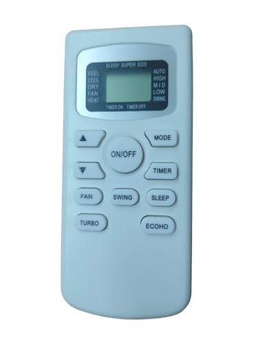 Image of Ac Remote Control Compatible For Whirlpool Ac Remote For Split & Window Ac (Model 16), Blue