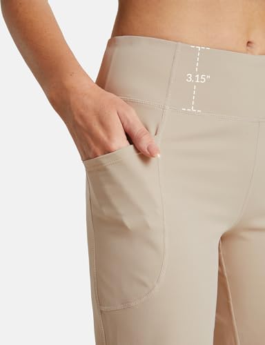 baleaf Women's 12" Bermuda Shorts Long Shorts Knee Length Running Walking Workout Athletic Stretch Pockets3