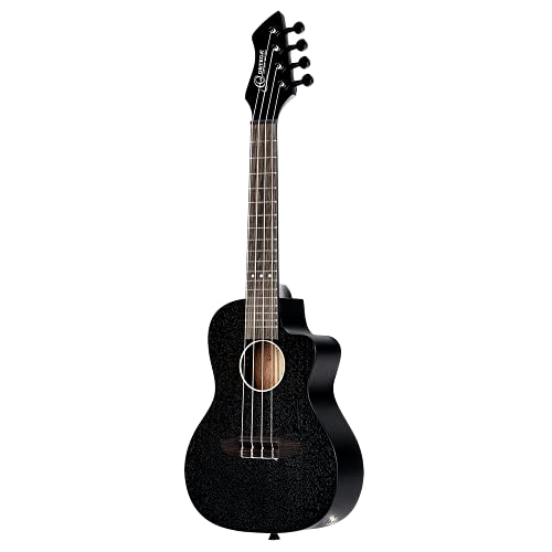 Ortega Guitars Ukulélé Concert électro-acoustique – Série Horizon – tête inversée – Okoumé (RUHZ-CE-SBK) - Les Beatles, Paul McCartney, John Lennon, RIngo Starr, George Harrison Ortega Guitars Ukulélé Concert électro-acoustique - Série Horizon - tête inversée - Okoumé (RUHZ-CE-SBK) – Image 4