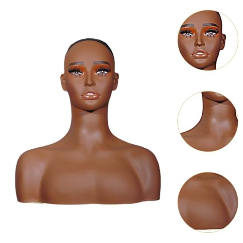 Soporte de pelucas profesional que evita caídas al peinar cabezas de maniquí 3