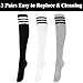 Womens Knee High Socks for Woman White Tube Socks Women Black Knee Socks for Women High Knee Socks Long Socks for Women