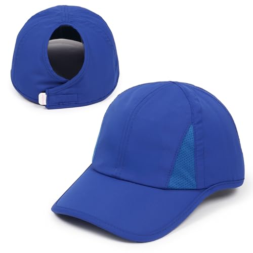 Image of Ponyflo Womens Active Open Back Ponytail Baseball Cap