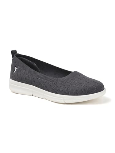 Image of Carlton London Women's Textured Knit Comfort Ballet Flats