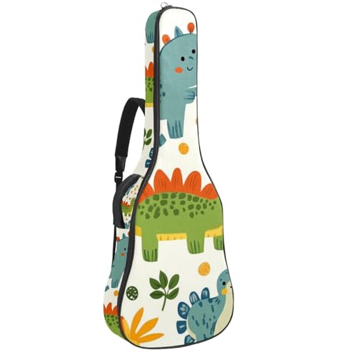 Housse pour guitare électrique 101,6 cm et basse motif éléphant crocodile
