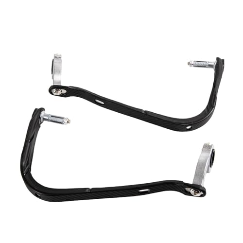 Protège-mains moto universel en aluminium usiné, finition haut de gamme pour guidon de 22-28 mm