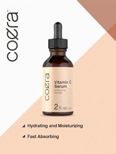 Coera Vitamin C Serum for Face | 2 oz | Hydrating Serum for Dark Spots | Paraben & SLS Free