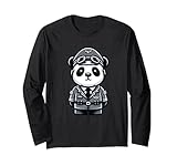 Photo Gallery cute panda pilot maglia a manica Photo Gallery cute panda pilot maglia a manica