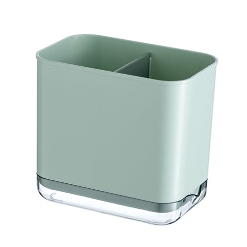 Image of Kitchen Utensil Holder, Cutlery Drainer Rack with Compartment, Suitable for Spoon, Fork, and Chopsticks, for Household Use