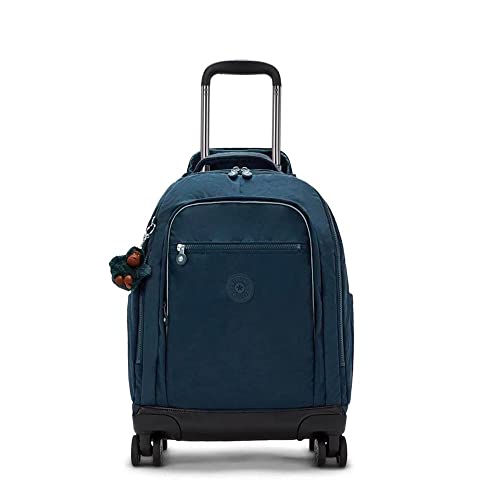 KIPLING NEW ZEA Großer Rucksack mit Rollen, True Blue Tonal (Blau)