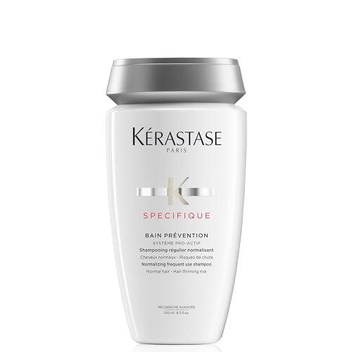 KERASTASE Spécifique - Bain Prévention - Shampoing régulier normalisant - Prévient la chute de cheveux et stimule la fibre capillaire - Cheveux normaux - Sans sulfate