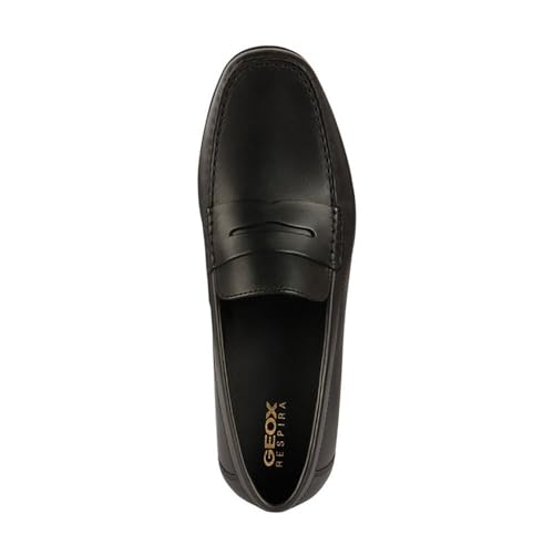 Geox U Ascanio C, Moccasin Uomo, Nero, 42 Eu - 6