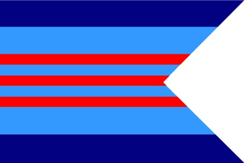 Drapeau Australien Wing Commander grand format paysage pour mât - 2