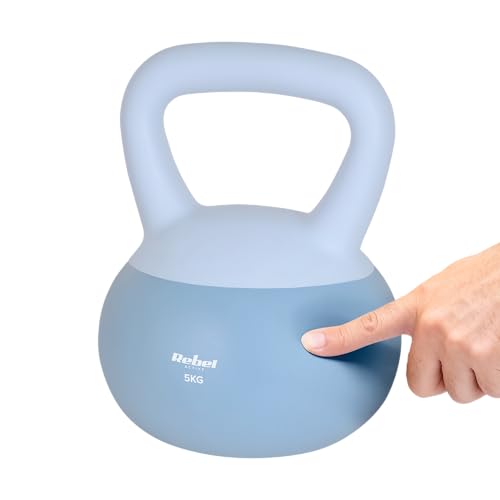 Rebel Soft Kettlebell 5kg PVC souple sûr silencieux Hantel pour la forme physique – Image 5