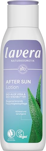 lavera After Sun Lotion - 24 h Feuchtigkeitspflege - beruhigend & kühlend - Sonnenschutz - vegan - Naturkosmetik - 200 ml