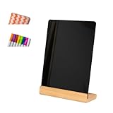 QUXVUIS Tafelschilder mit stabilem Holzständer, Bars, Restaurants und Wohnkultur und sieben Pinseln, Message Boards Schilder, 297 x 210 mm