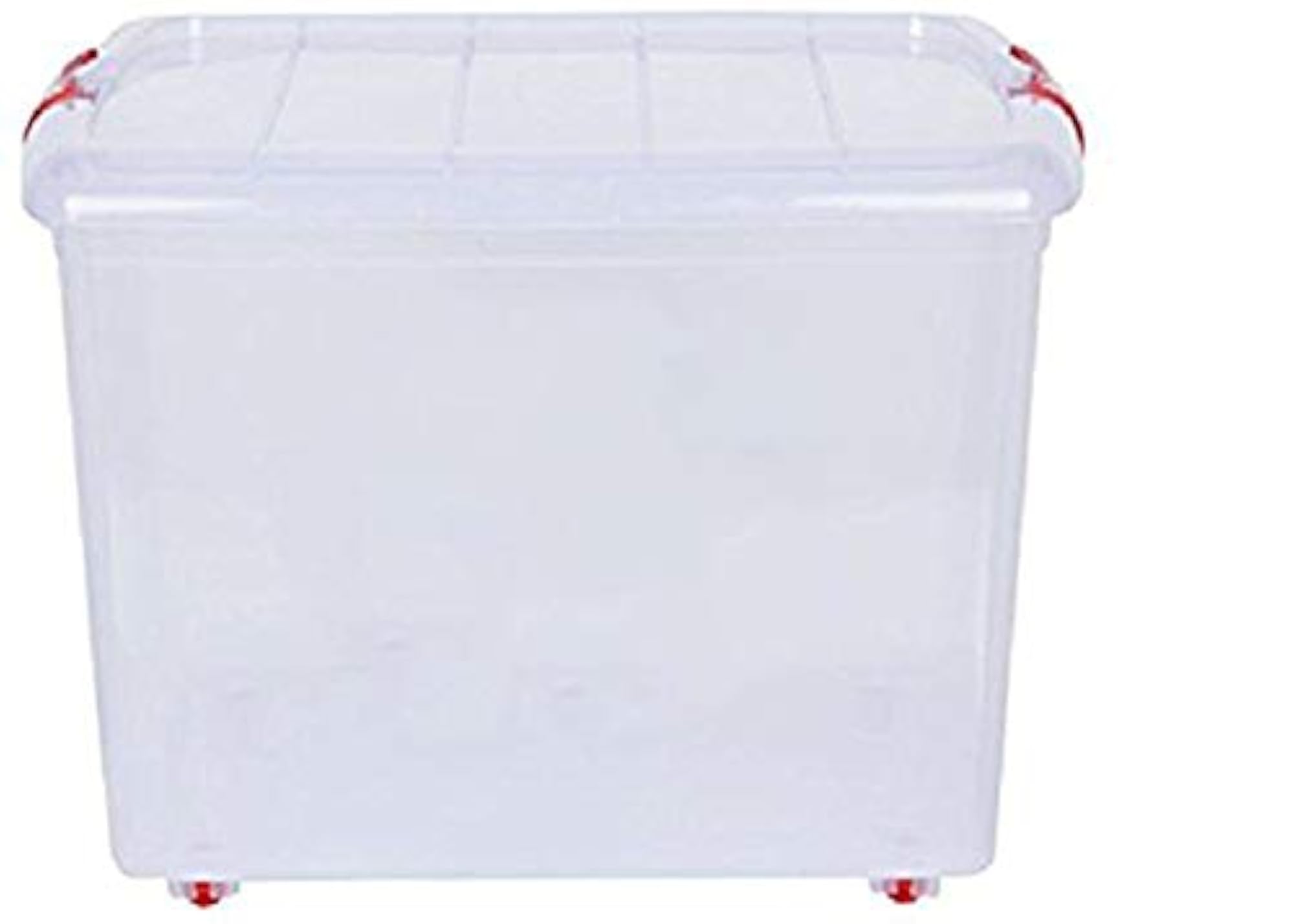 Plastic Rectangular Storage Box with Wheel, 25L