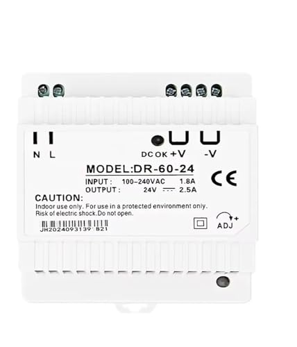 Alimentation 12V 15W DR-15-12 sur rail DIN entrée 100-240V CA
