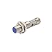 PRDCM12-4DN, Sensor, Inductive Prox, M12 Round, Connector Type, Shielded, 4mm Sensing, NPN, NO, 3 Wire, 10-30 VDC