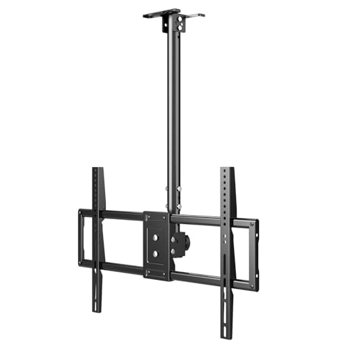Image of Audiovan 360 Degree Rotate TV Ceiling Mount for 32-65 Inches LED LCD & Plasma TV Movable Swivel Bracket (AVT-360 Ceiling)
