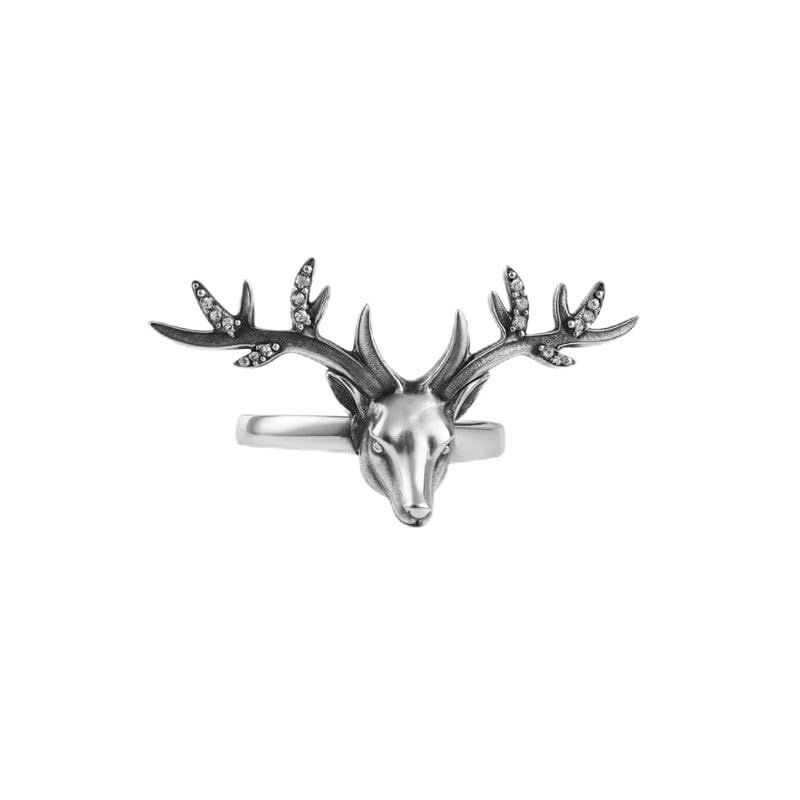 92.5 Silver Unisex Ring | Adjustable Tribal Design | Statement Ring for Men & Women-image-33