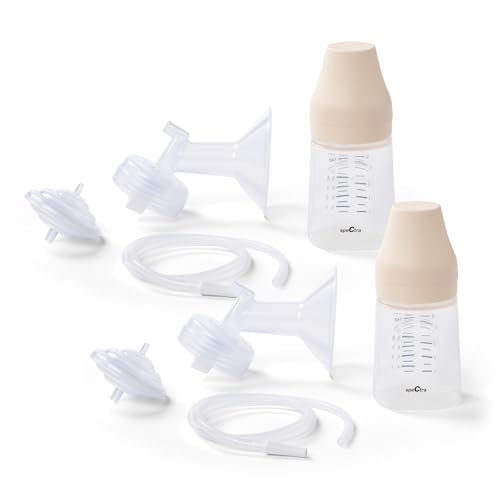 Image of Spectra - Premium Breast Milk Pump Accessory Kit with Baby Bottles - Large 28mm - Breast Pump Accessories - 2 Pack