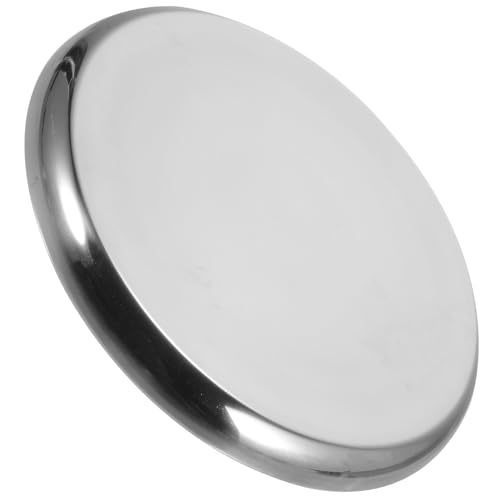 DEARMAMY Sgabello da Bar in Acciaio Inossidabile Spessore Sedile Rotondo di Ricambio per Sgabelli da Tavolo Seduta Resistente per Bar Ristoranti e Uffici