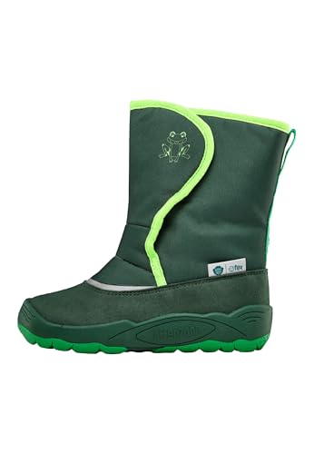 Affenzahn Schneestiefel Vegan Freezy wasserdicht, warm gefüttert, zum Reinschlüpfen, Größe 21-32