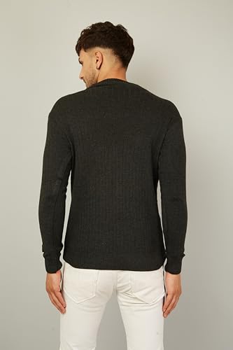 Image of Kvetoo Men High Neck Full Sleeve Winter Woolen Sweater