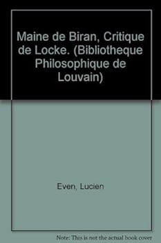Maine de Biran, Critique de Locke