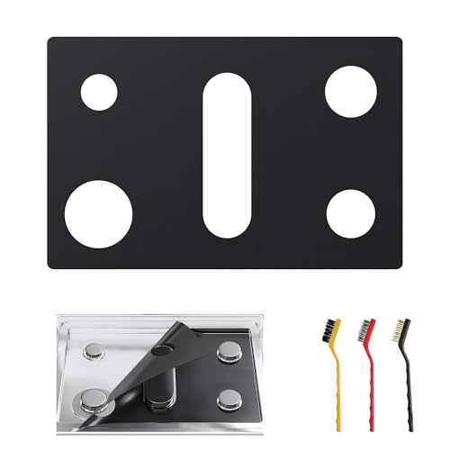 Stove Top Protector PLUS for GE Gas Range - 1 Pc 30Inch 5 Burner (PLUS Version) Reusable Splatter Guard Liner Only Compatible with JGBS86SPSS JGBS86EPES Not Compatible with Any Other Models.