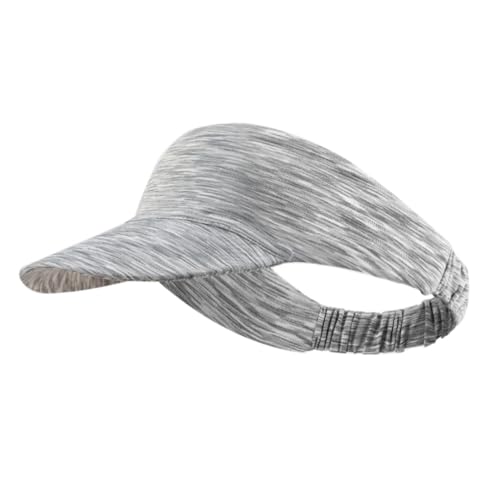 PACKOVE Leisure Cap for Men Women Breathable Outdoor Sun Hat Peak Uv Protection Grey