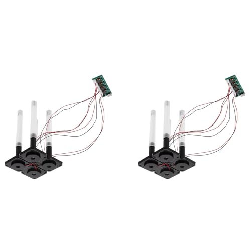 Cwmiibili 2X Four- Humidifier Module DIY Atomizer Control Board Driver Circuit Board 1 to 4 Plant Watering Large Fog Volume