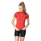 Odlo Mujer Camiseta de Ciclismo con Media Cremallera Essentials