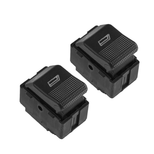 Commutateur de lève-vitre 6X0959855B pour VW Polo, lot de 2 boutons de commande