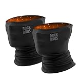 ROCKBROS ネックウォーマー メンズ 春秋 冬 薄手 フェイスカバー 防寒 防風 保温 暖かい 通気性 伸縮性 多機能 軽量 自転車 バイク スキー スノボ 釣り ゴルフ ランニング スポーツ アウトドア 通勤通学 男女兼用 ブラック*2