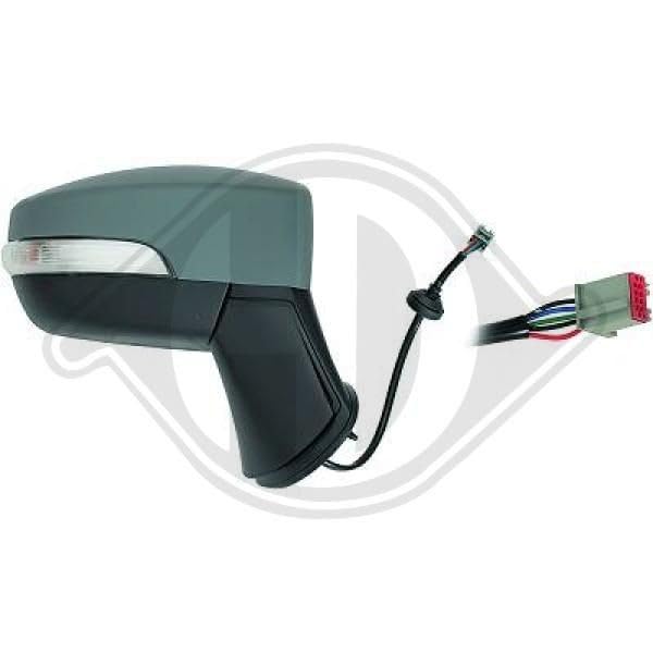 DIEDERICHS 1480124 Espejo retrovisor asférico para ajuste elect. espejo espejo completo derecha Compatible con FORD ECOSPORT