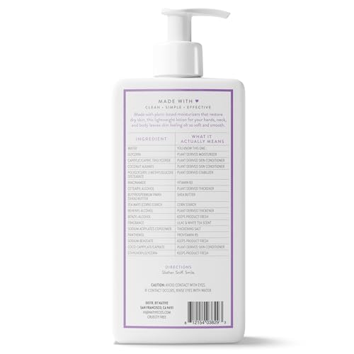 Native Lilac & White Tea Body Lotion 16.5 oz — view 10