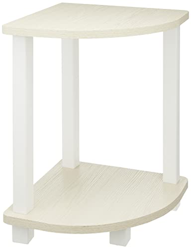 エイ・アイ・エス (AIS) オープンシェルフ ホワイト コーナー1段 QSVP-CN1 WH