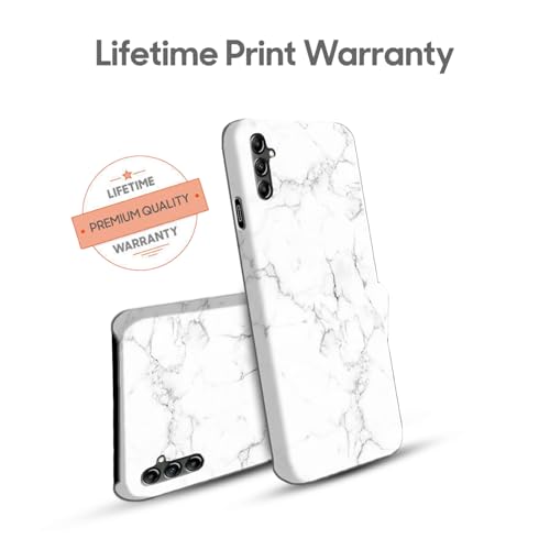 Image of COLORflow Back Cover Compatible with Samsung Galaxy A14 5G / 4G | Beautiful White Marble | Designer Printed Hard CASE Bumper Back Cover Compatible with Samsung Galaxy A14 5G / 4G